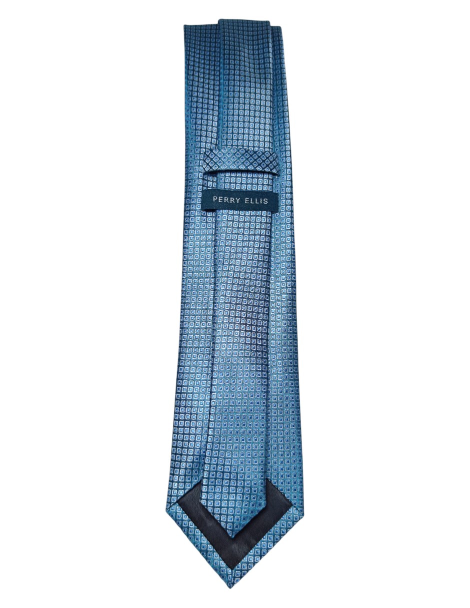 Corbata regular de seda estampado a cuadros para hombre 3