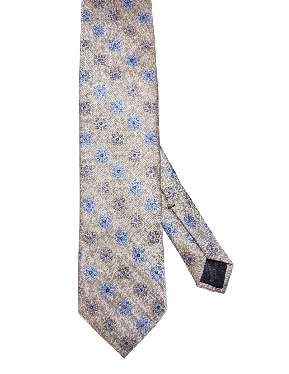 CORBATA PERRY ELLIS FLORAL REGU, TAUPEA