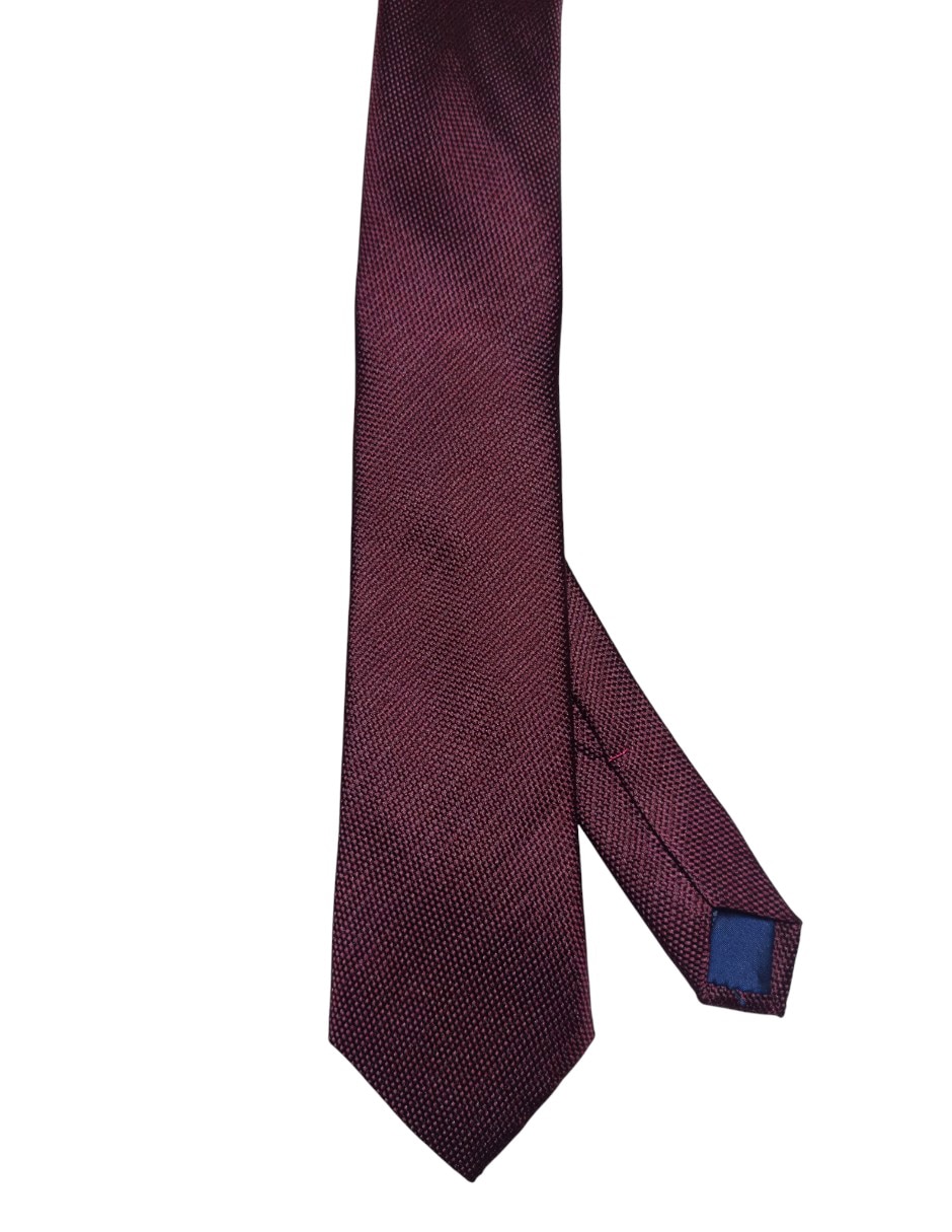 Corbata regular de seda para hombre