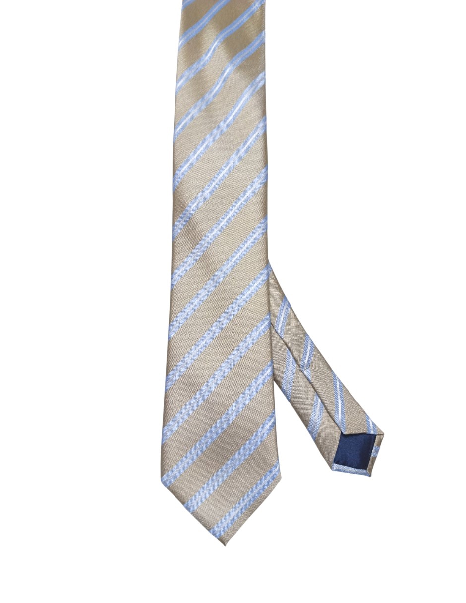 CORBATA ORIGINAL PENGUIN A RAYA, TAUPEA