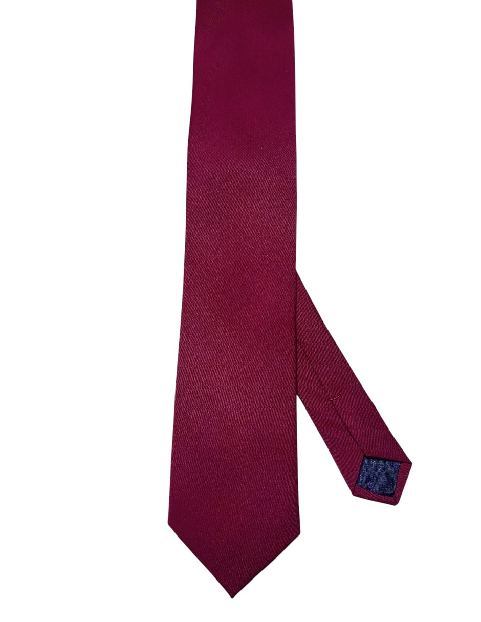 Corbata regular de seda para hombre