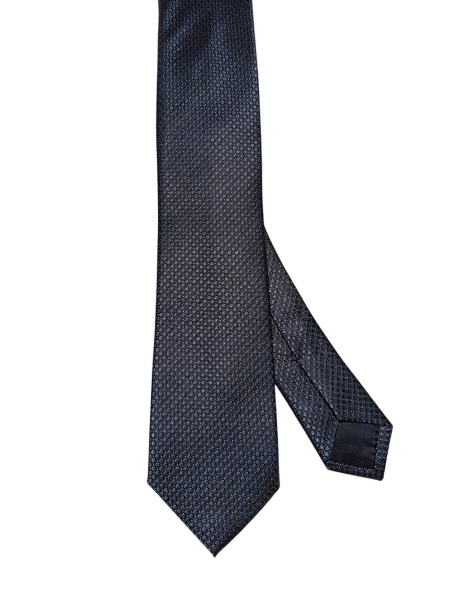 Corbata regular de seda estampada para hombre