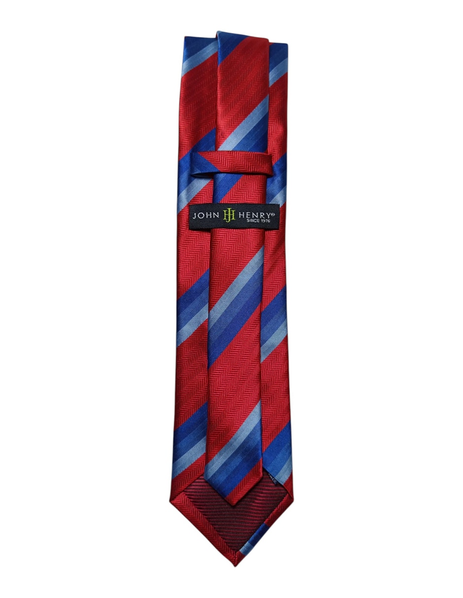 Corbata regular estampado a rayas para hombre 2