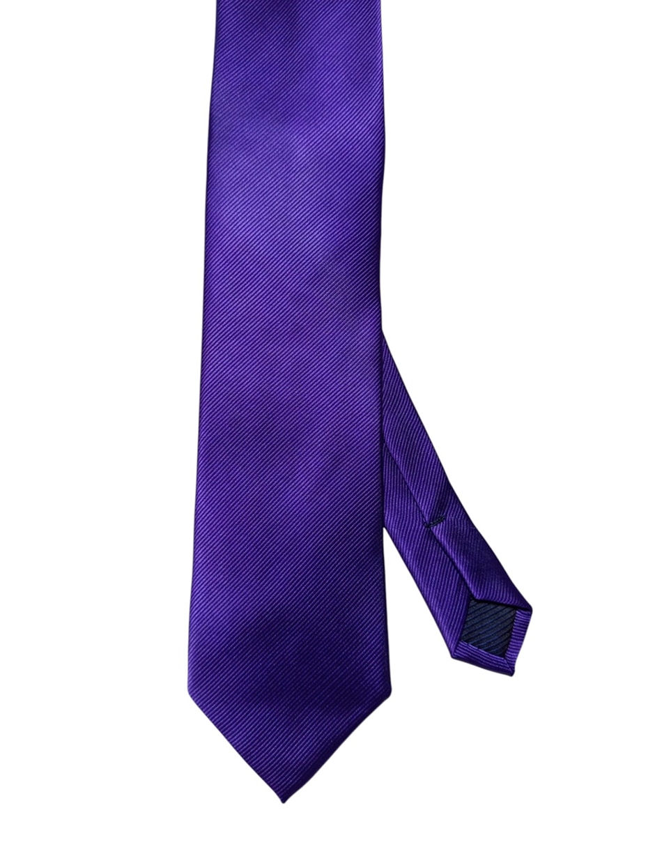 Corbata regular estampado a rayas para hombre