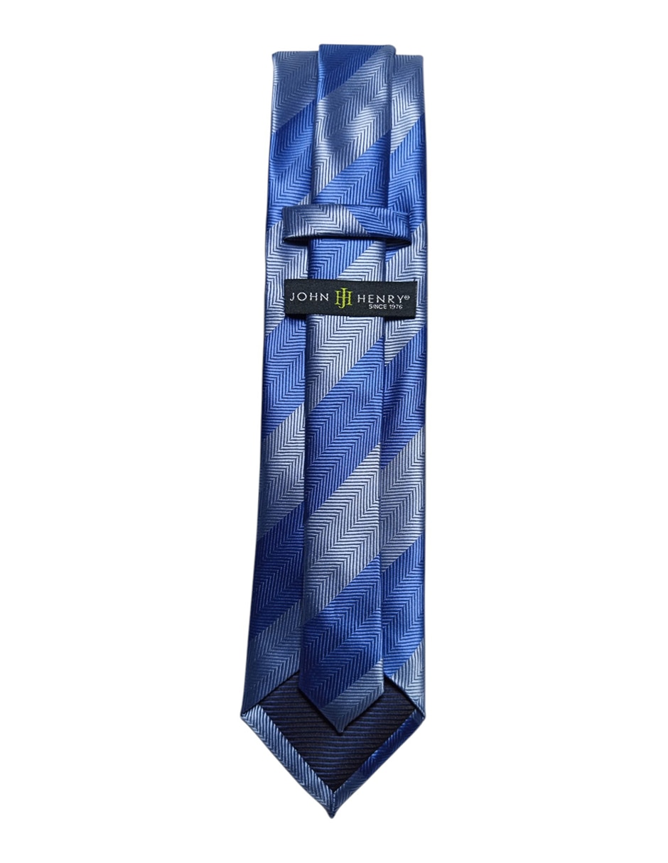 Corbata regular estampado a rayas para hombre 2