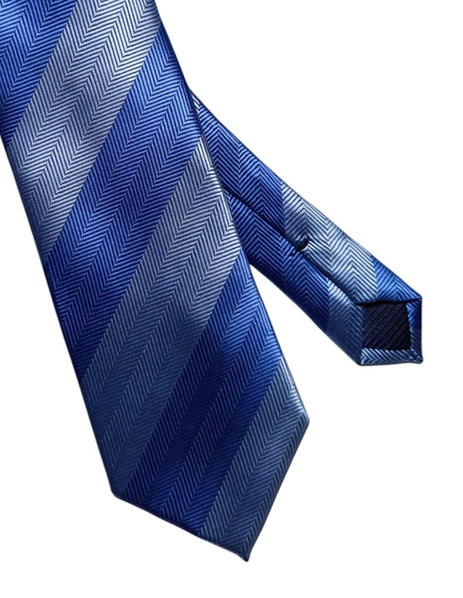 Corbata regular estampado a rayas para hombre 3