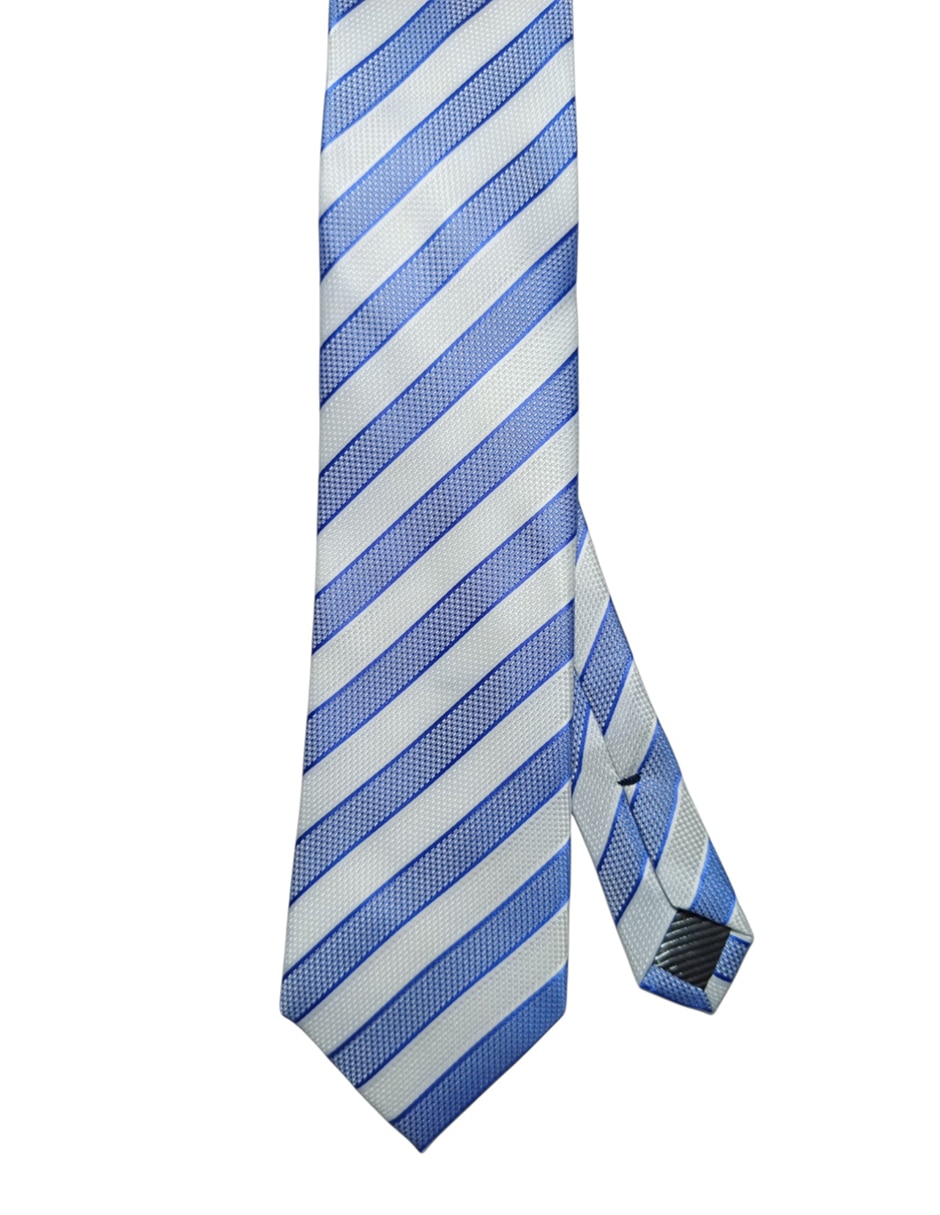 Corbata regular estampado a rayas para hombre
