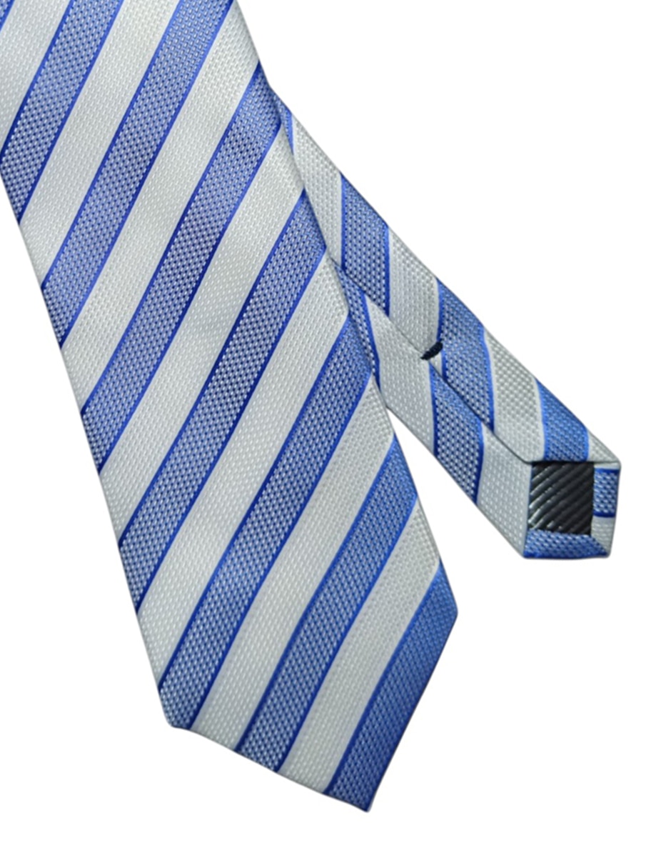 Corbata regular estampado a rayas para hombre 3