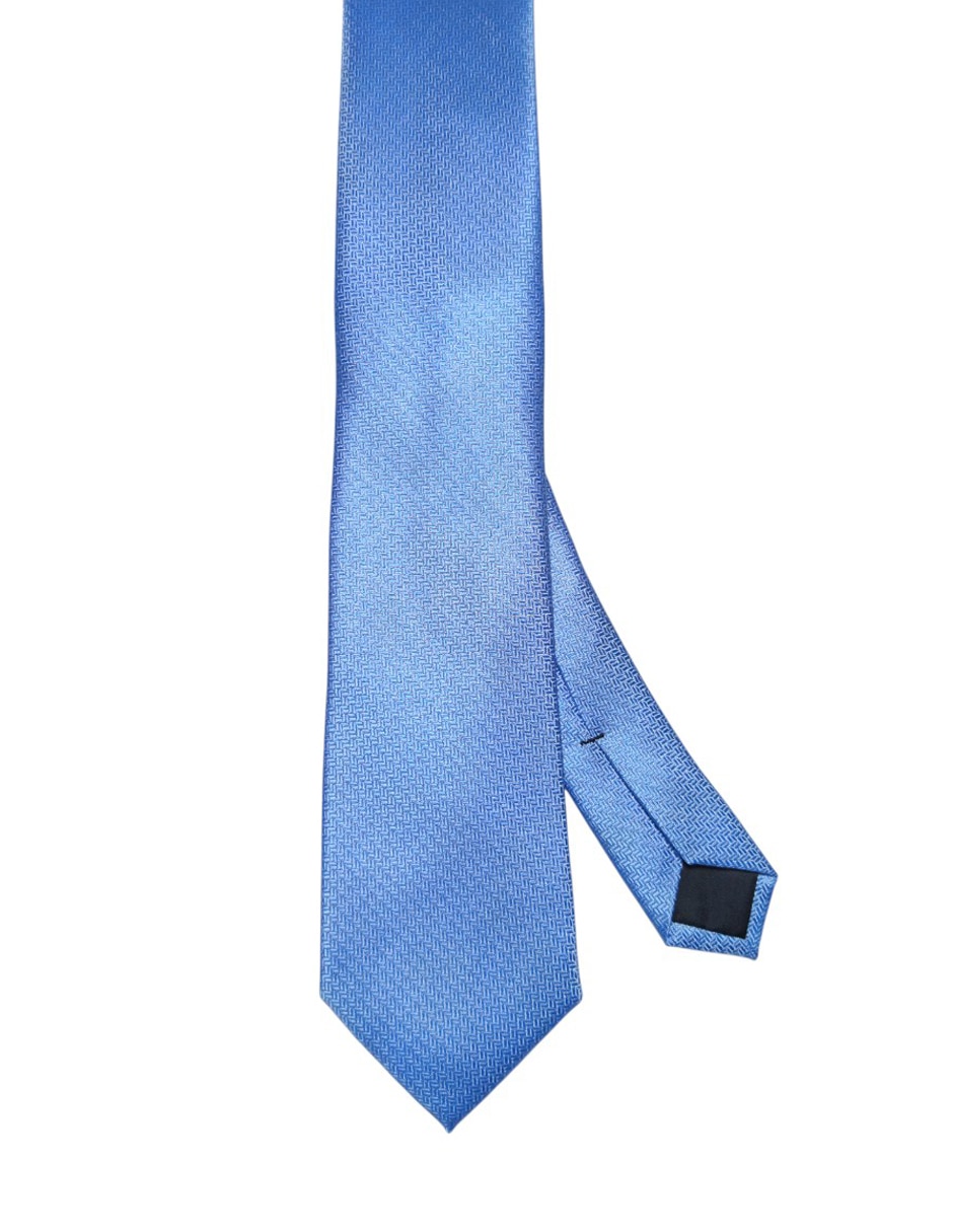 Corbata regular de seda estampada para hombre
