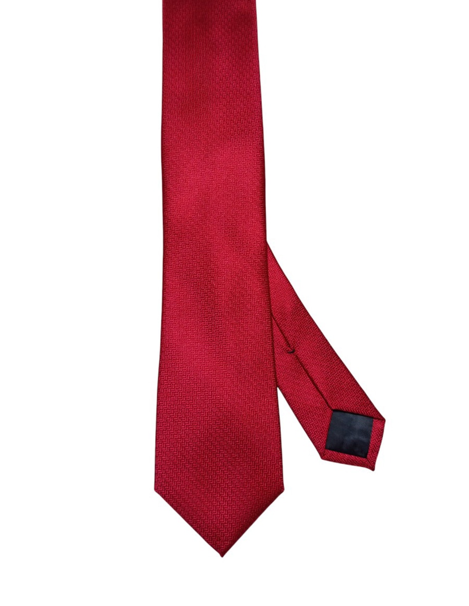 Corbata regular de seda estampada para hombre