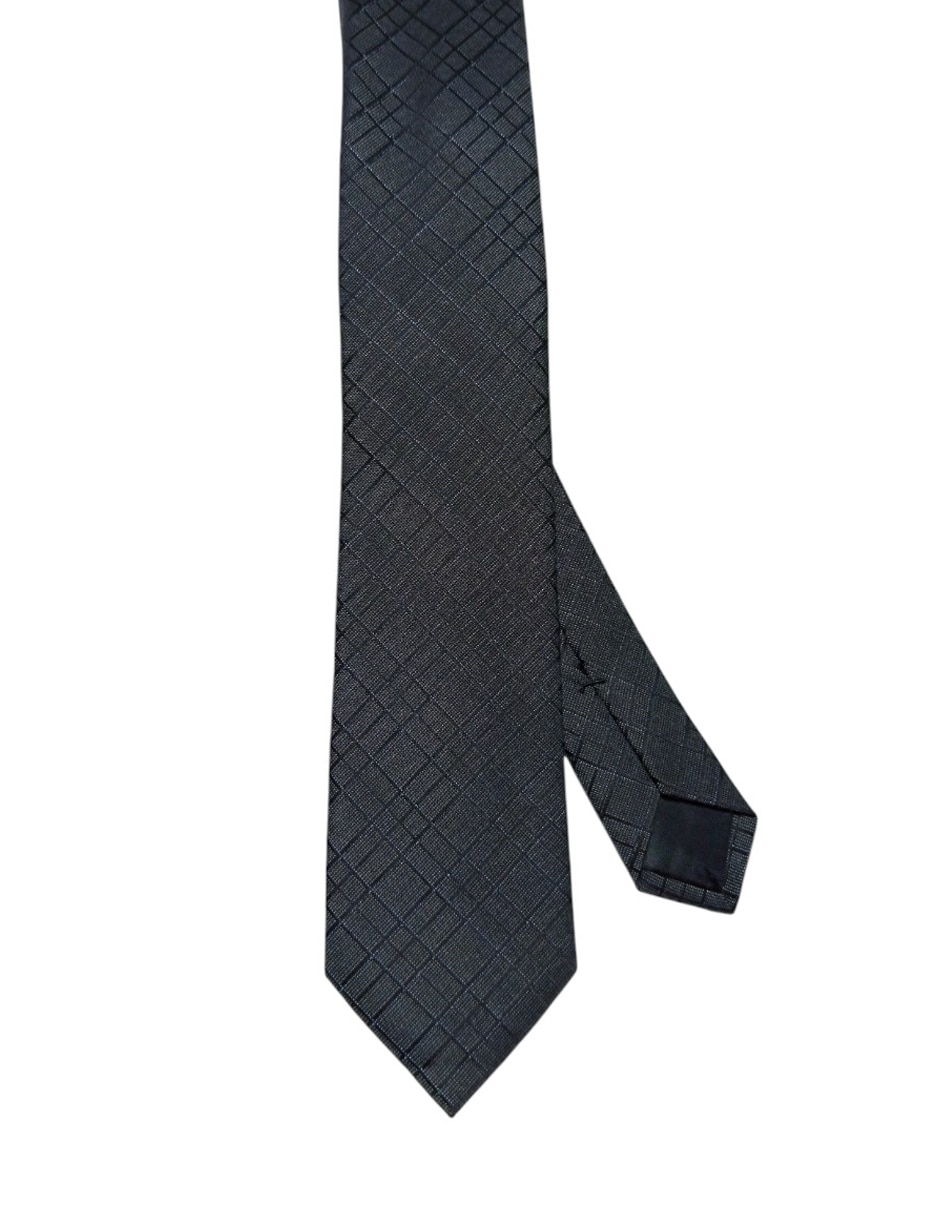 Corbata regular de seda estampado a cuadros para hombre Corbata regular de seda estampado a cuadros para hombre