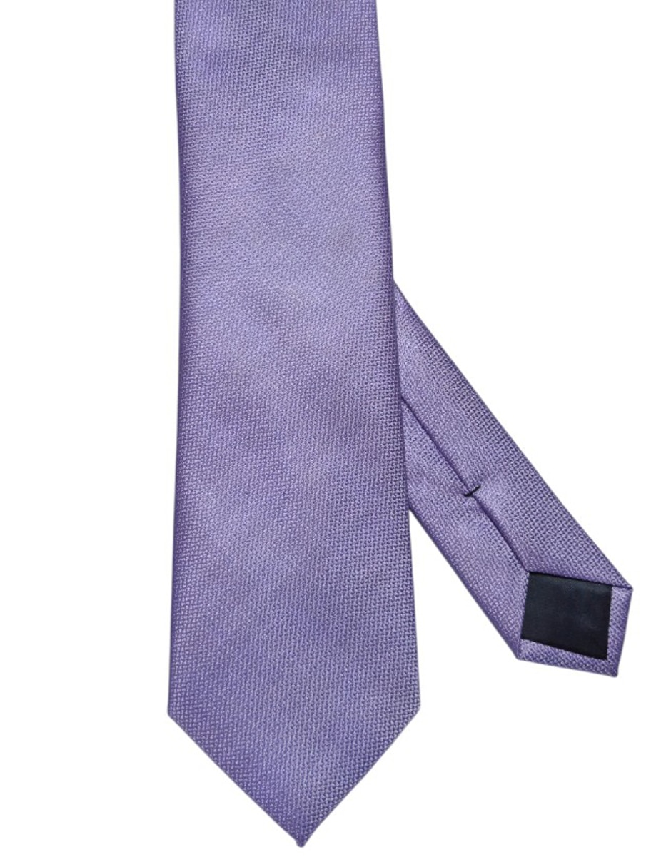 Corbata regular de seda para hombre