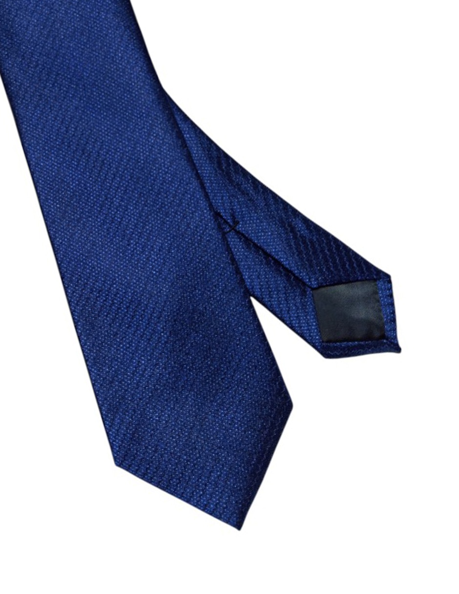 CORBATA CK GRÁFICO REGULA, AZUL MARINO