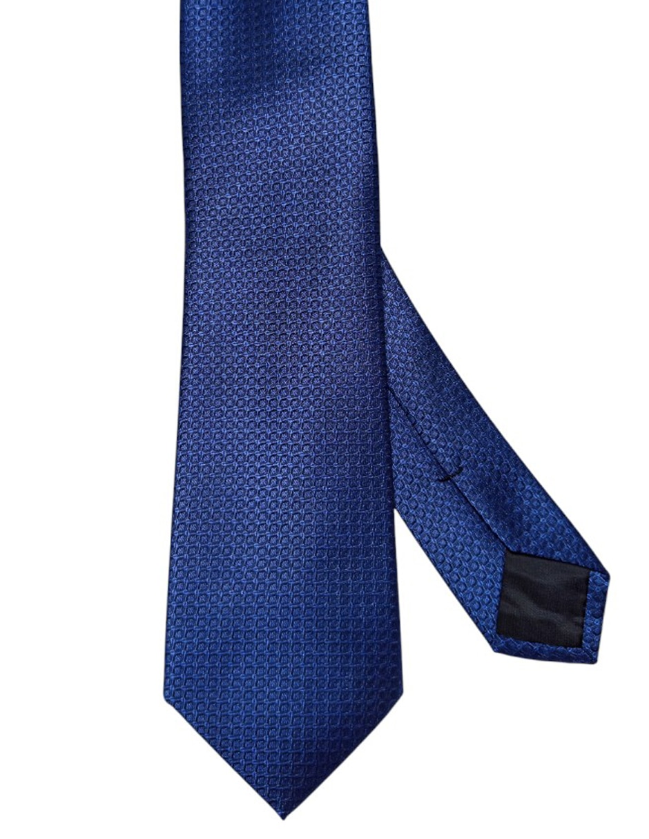 Corbata regular de seda estampada para hombre