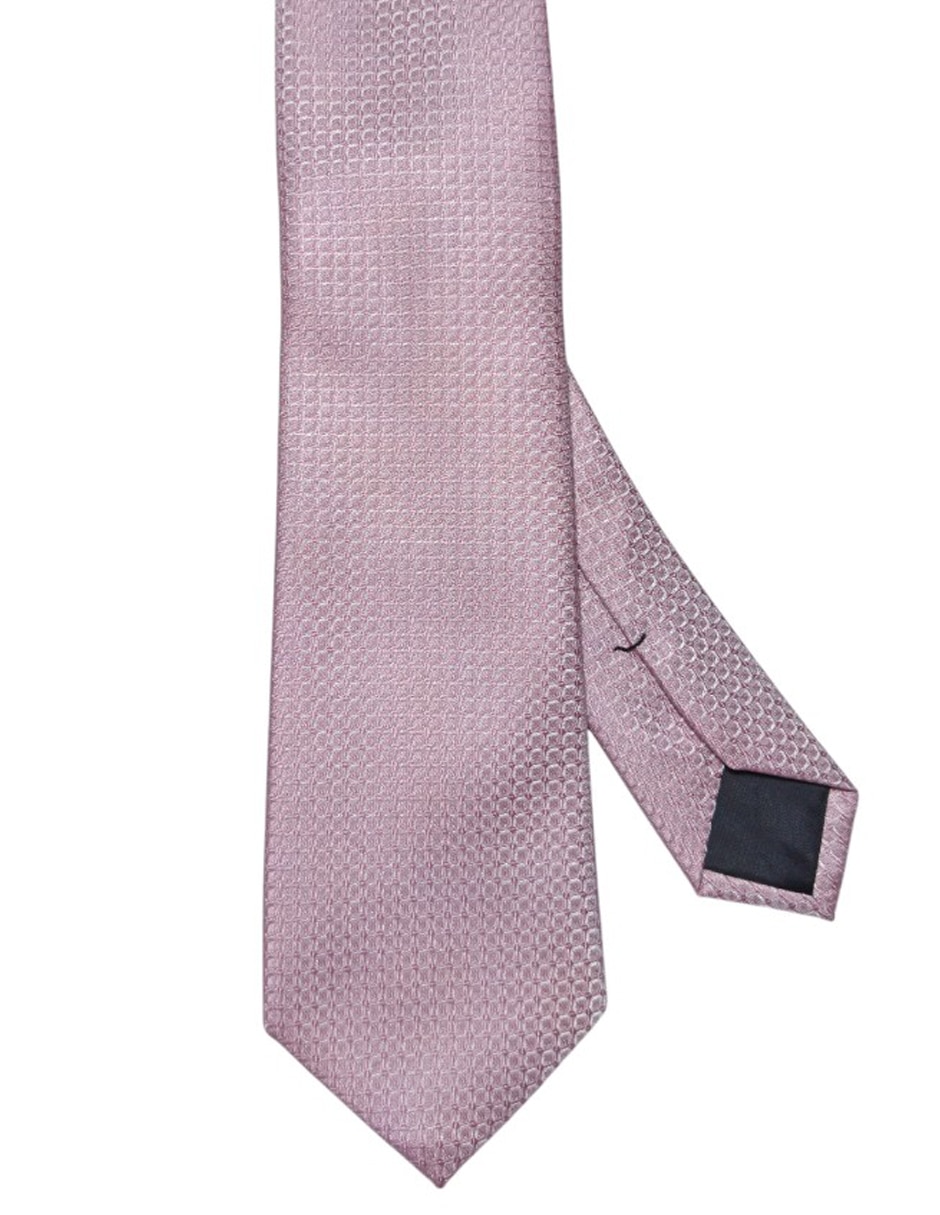 Corbata regular de seda estampada para hombre