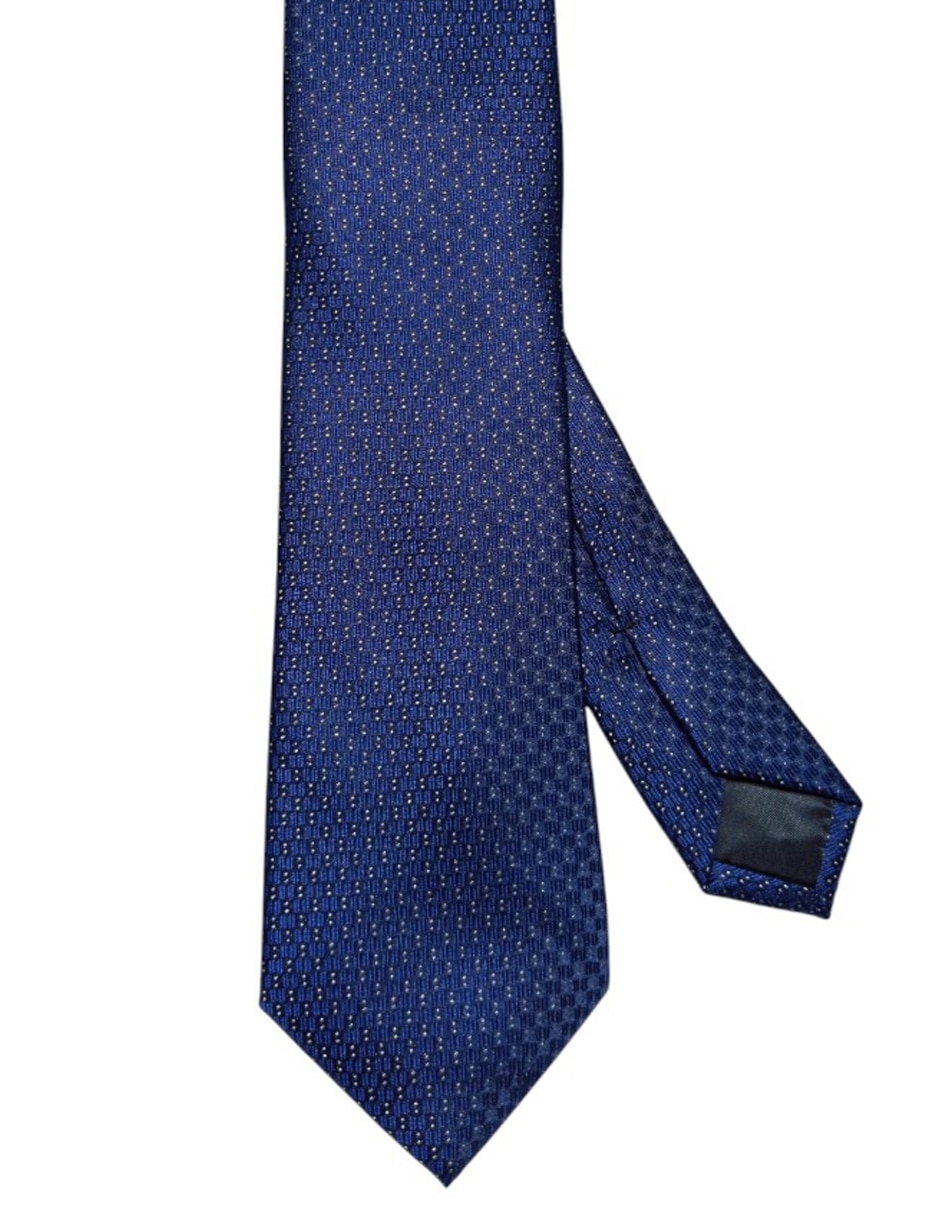 Corbata regular de seda estampada para hombre