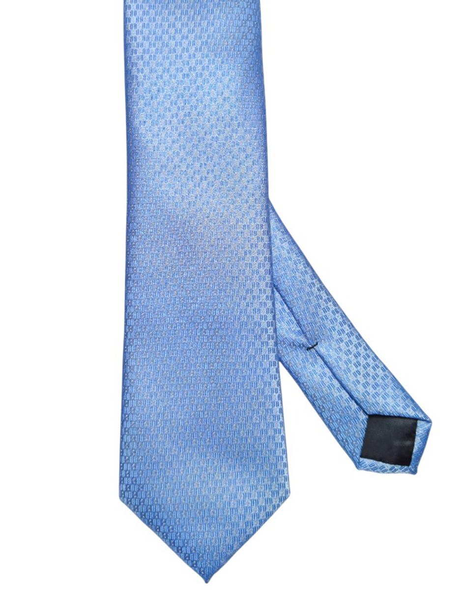 Corbata regular de seda estampada para hombre