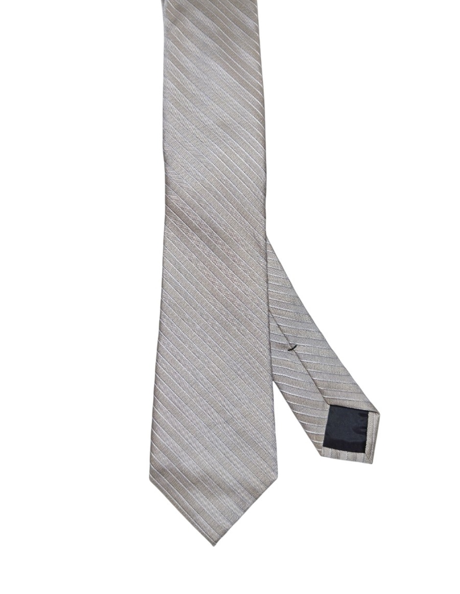 Corbata regular de seda estampado a rayas para hombre Corbata regular de seda estampado a rayas para hombre