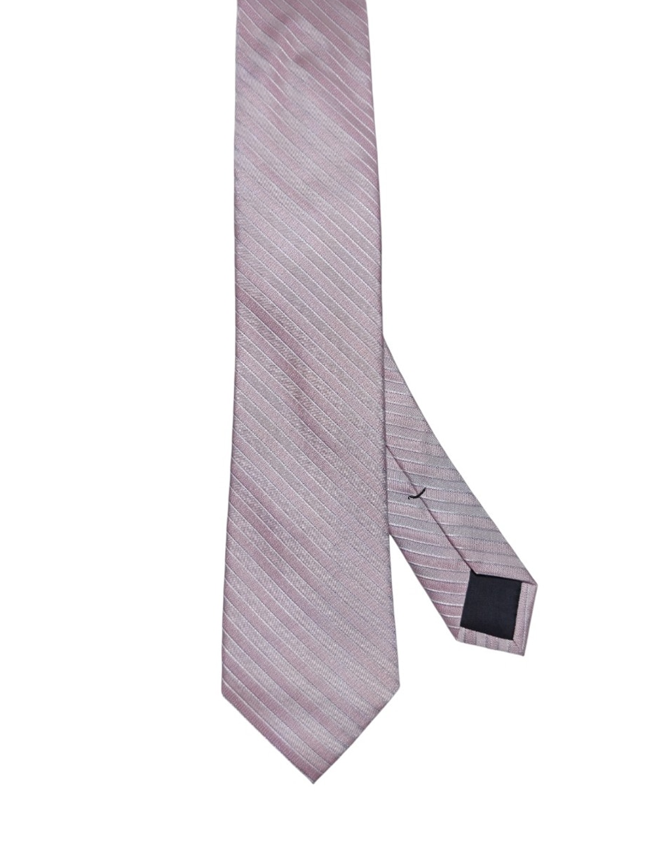 Corbata regular de seda estampado a rayas para hombre Corbata regular de seda estampado a rayas para hombre