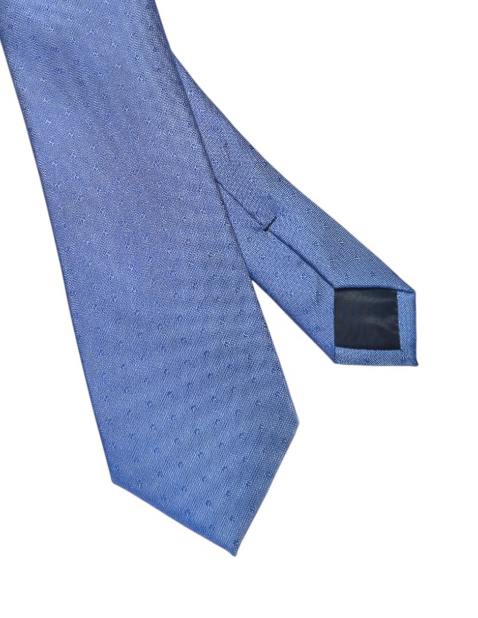 Corbata regular de seda estampado Lunares para hombre 2