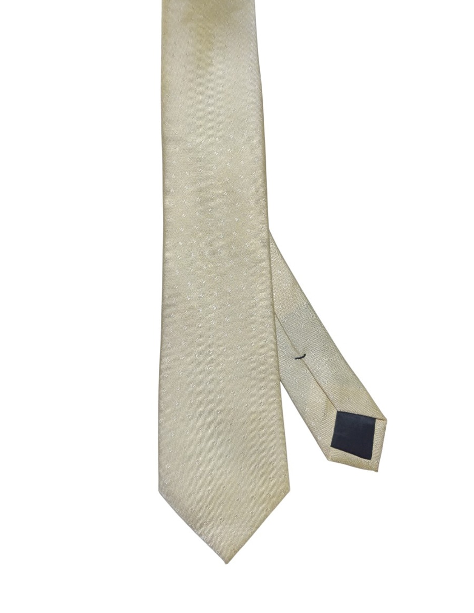Corbata regular de seda estampado Lunares para hombre