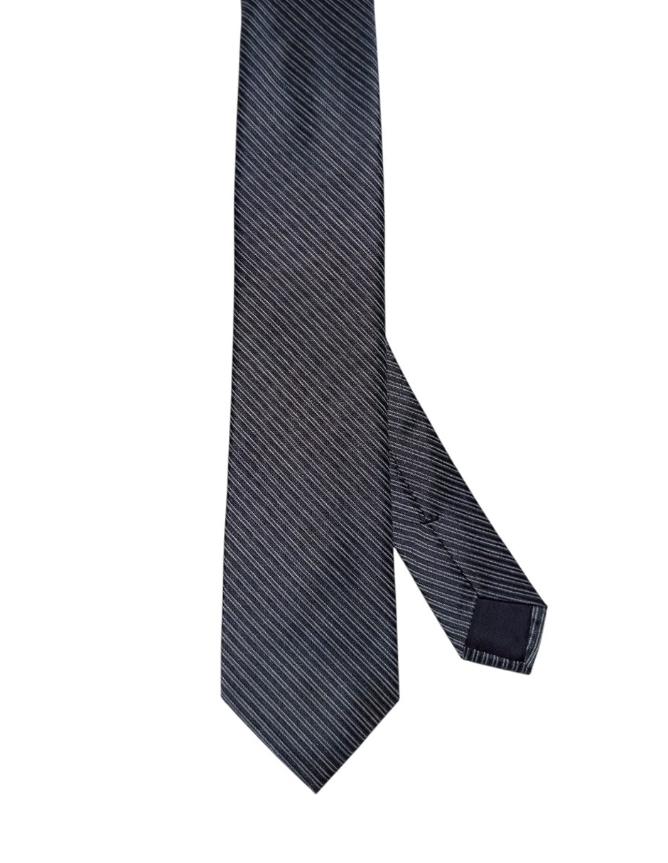 Corbata regular de seda estampado a rayas para hombre Corbata regular de seda estampado a rayas para hombre