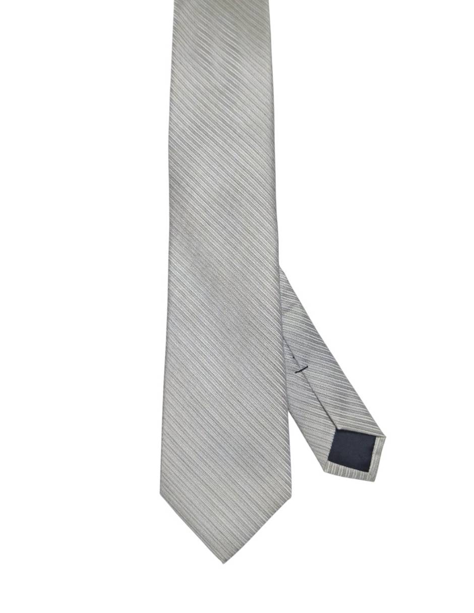 CORBATA CK A RAYAS REGULAR SEDA, BEIGE