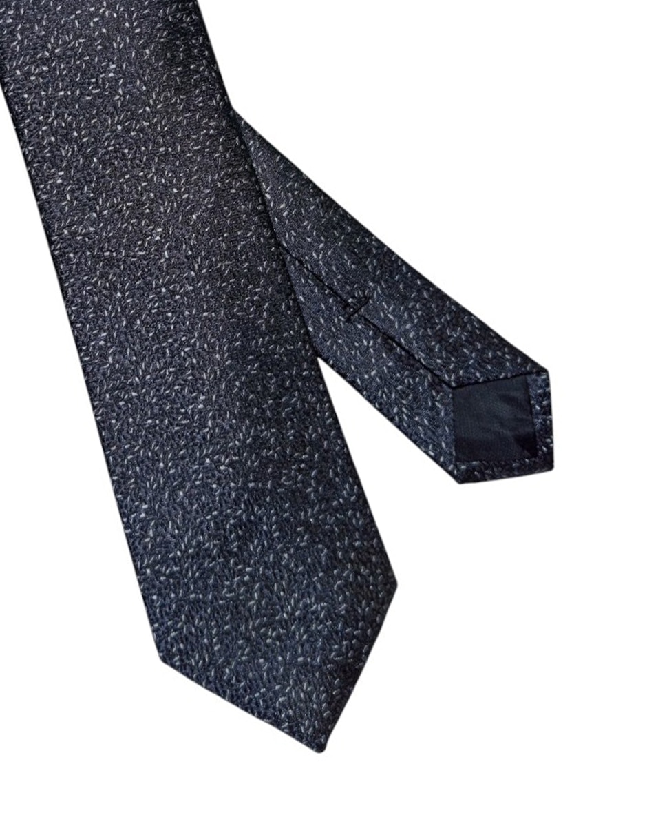 Corbata regular de seda estampado floral para hombre 2