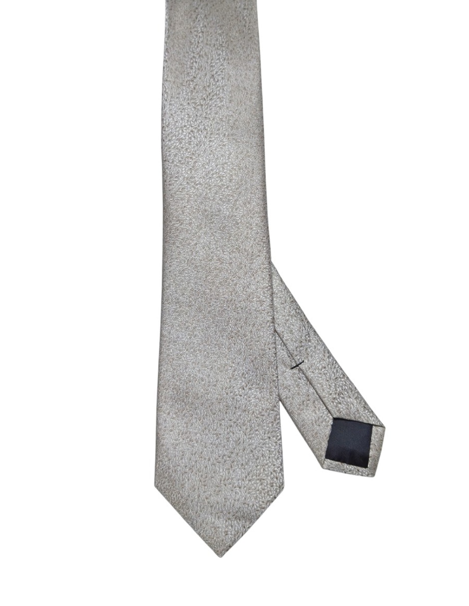 CORBATA CK FLORAL REGULAR SEDA, BEIGE