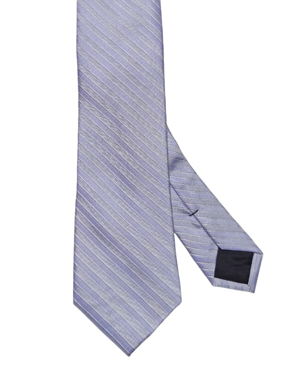 Corbata regular de seda estampado a rayas para hombre Corbata regular de seda estampado a rayas para hombre