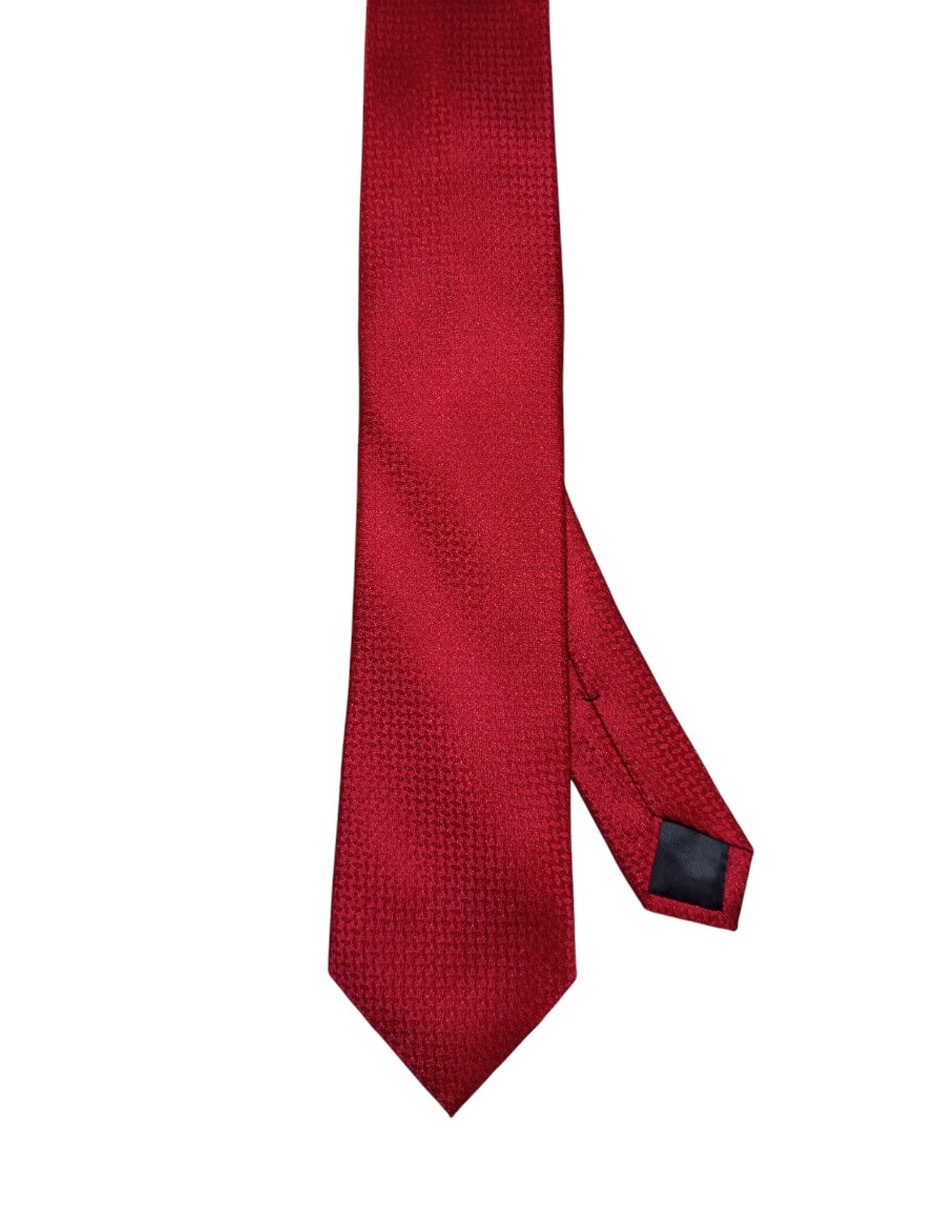 Corbata regular de seda estampada para hombre