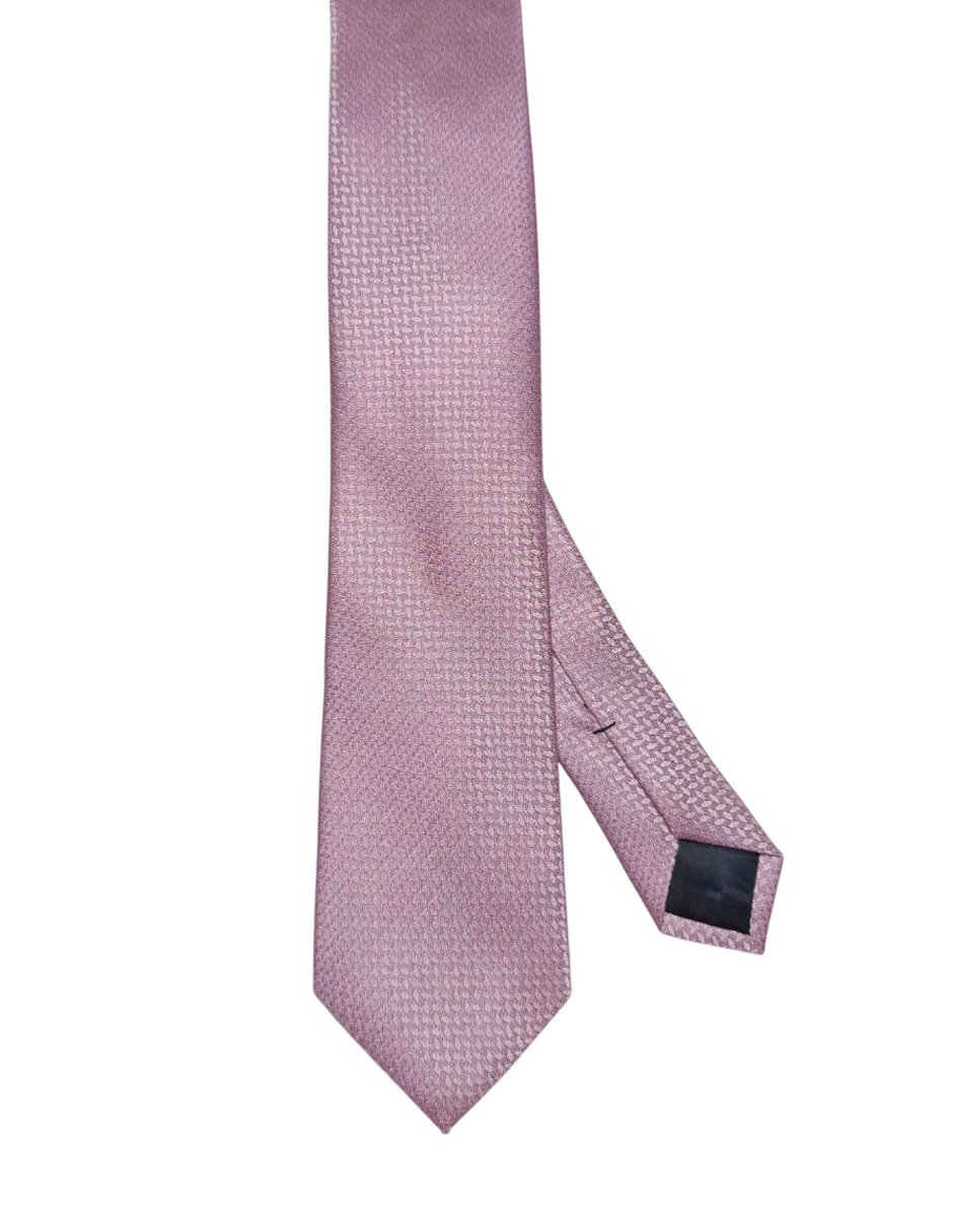 Corbata regular de seda estampada para hombre