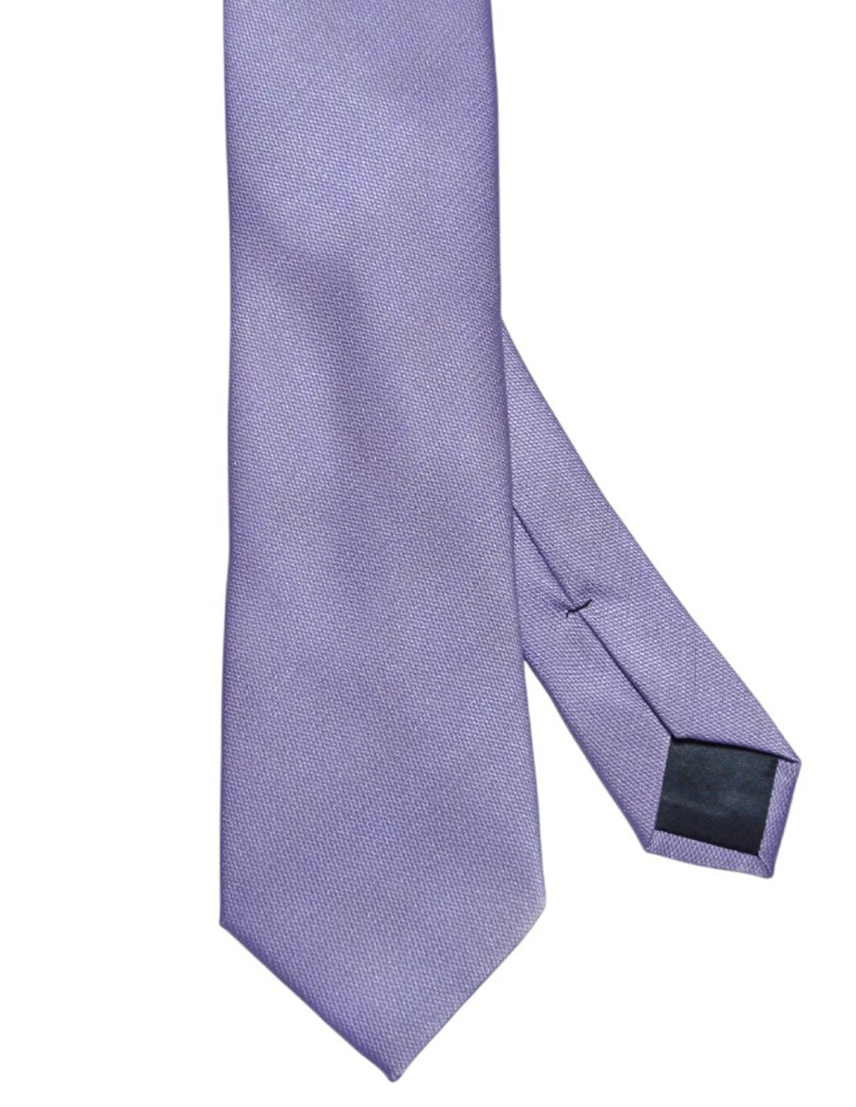 Corbata regular de seda estampada para hombre