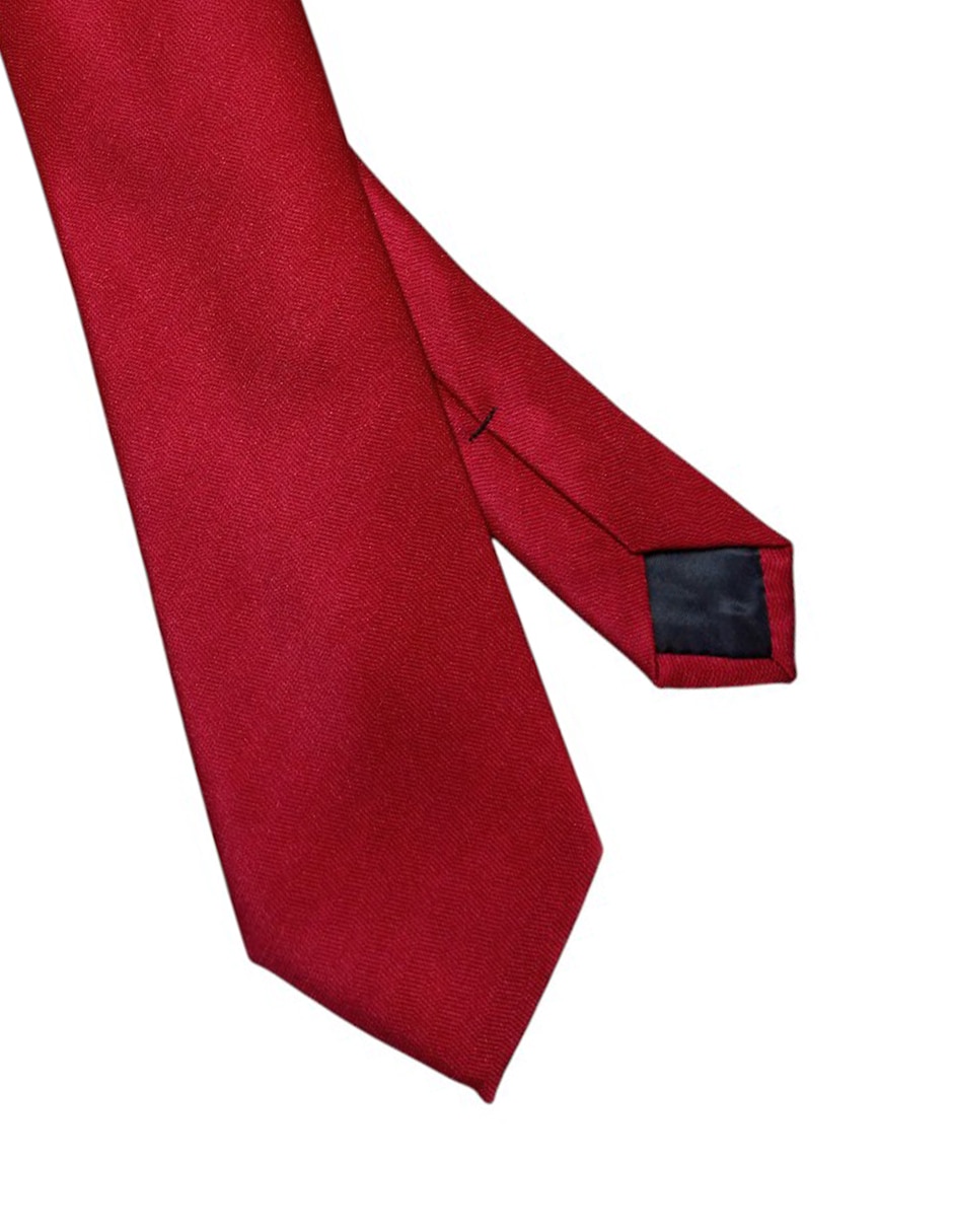 CORBATA CK LISO REGULAR SEDA, ROJO