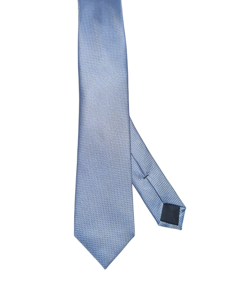 Corbata regular de seda estampada para hombre