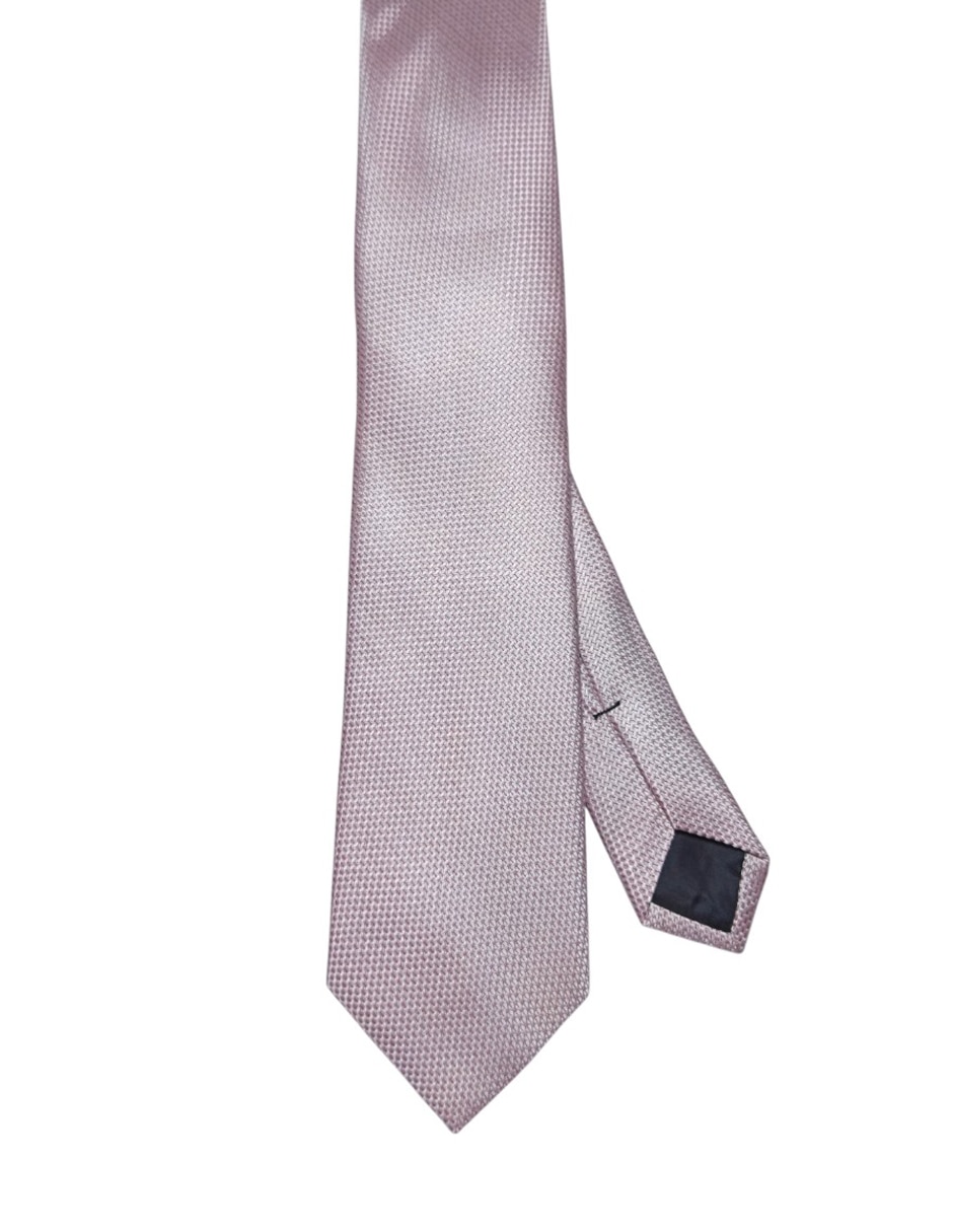 Corbata regular de seda estampada para hombre
