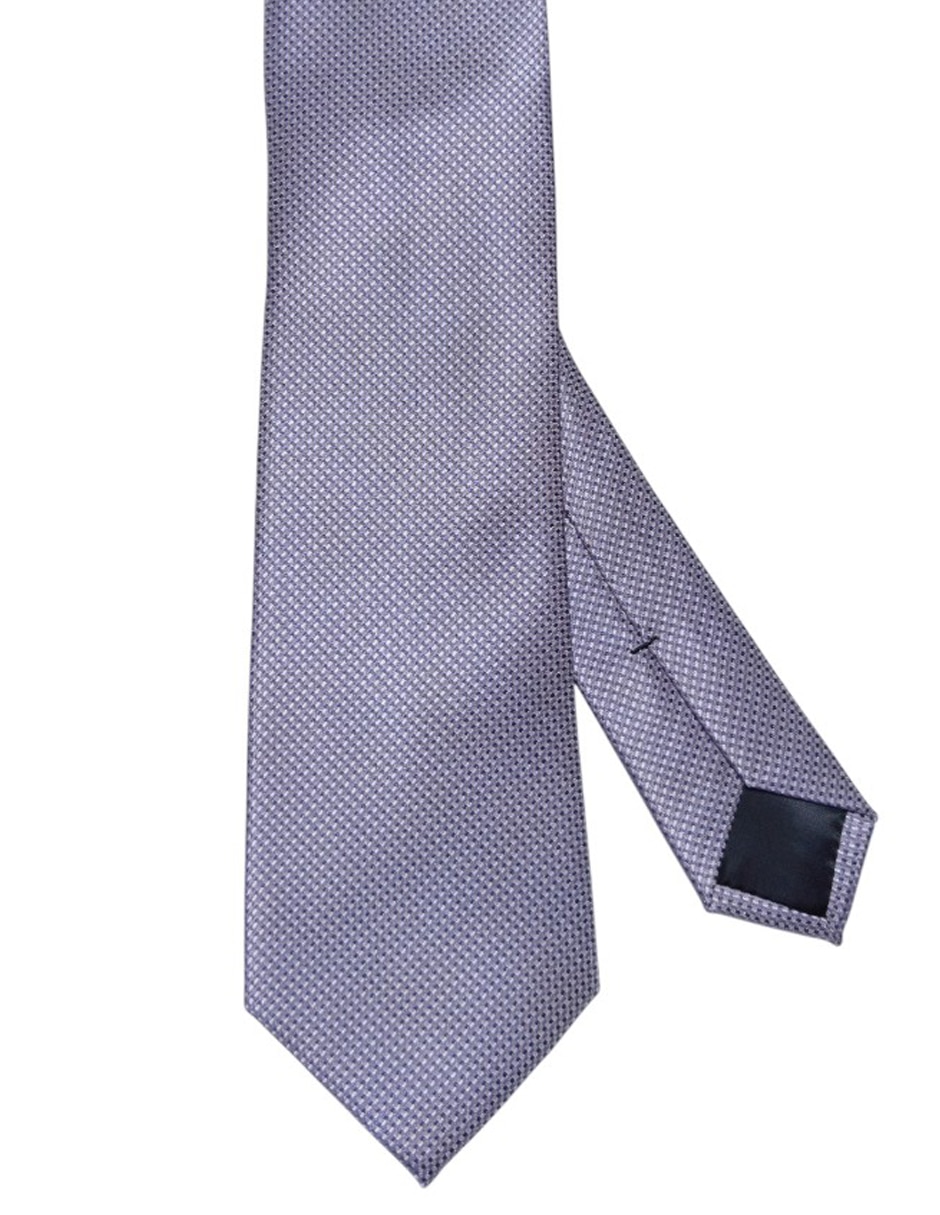 Corbata regular de seda estampada para hombre