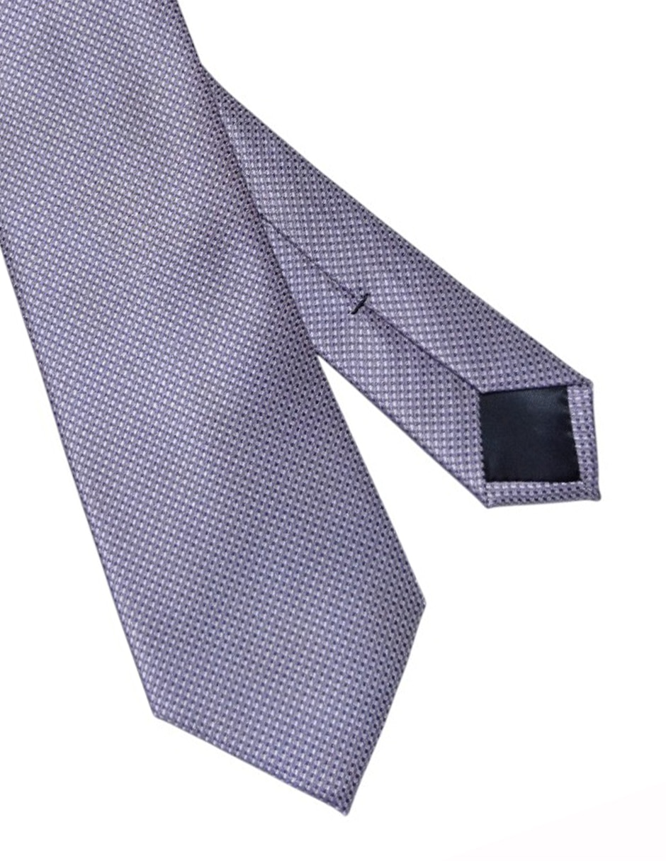 Corbata regular de seda estampada para hombre 2