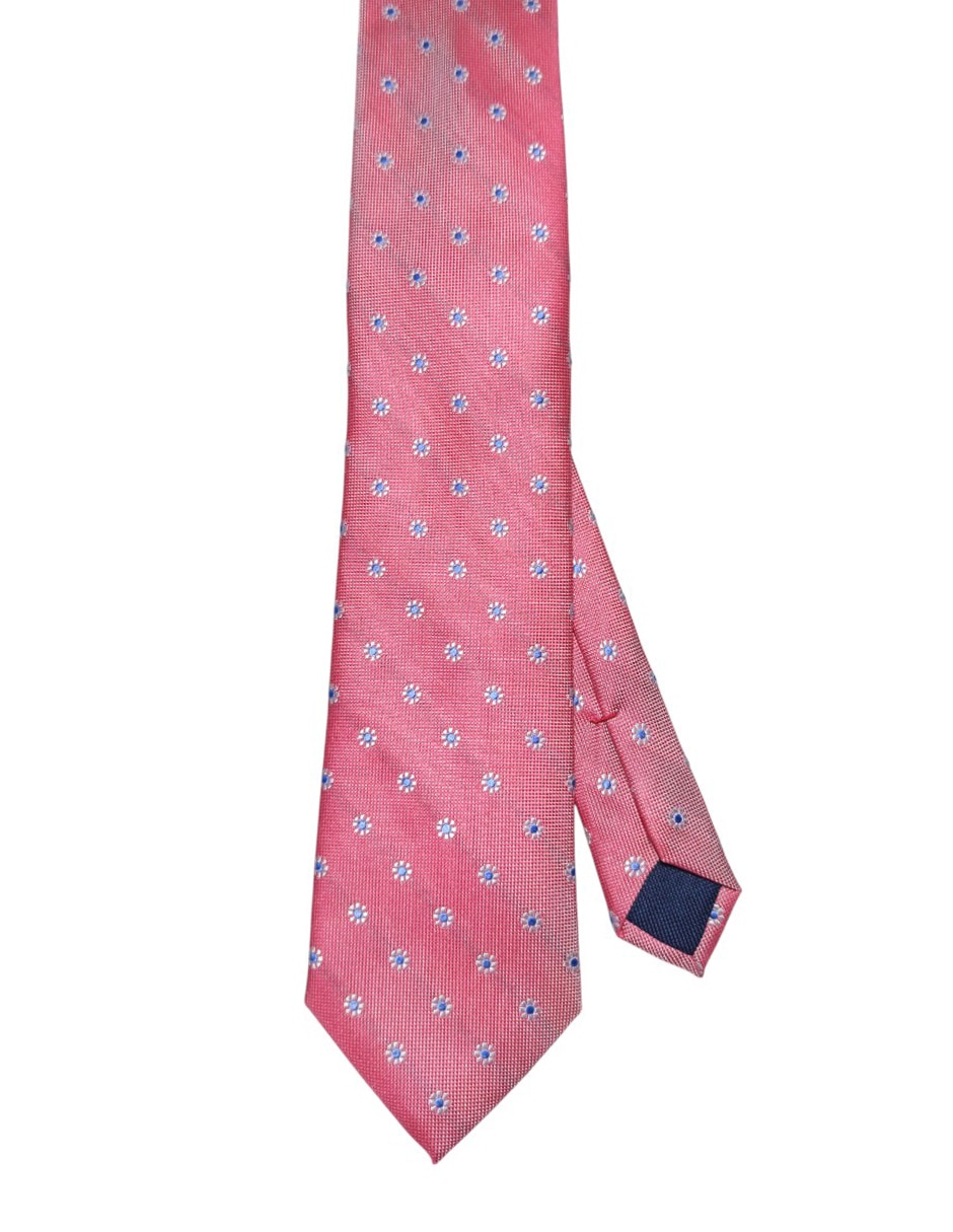 CORBATA TOMMY FLORAL REGULAR SED, ROJO