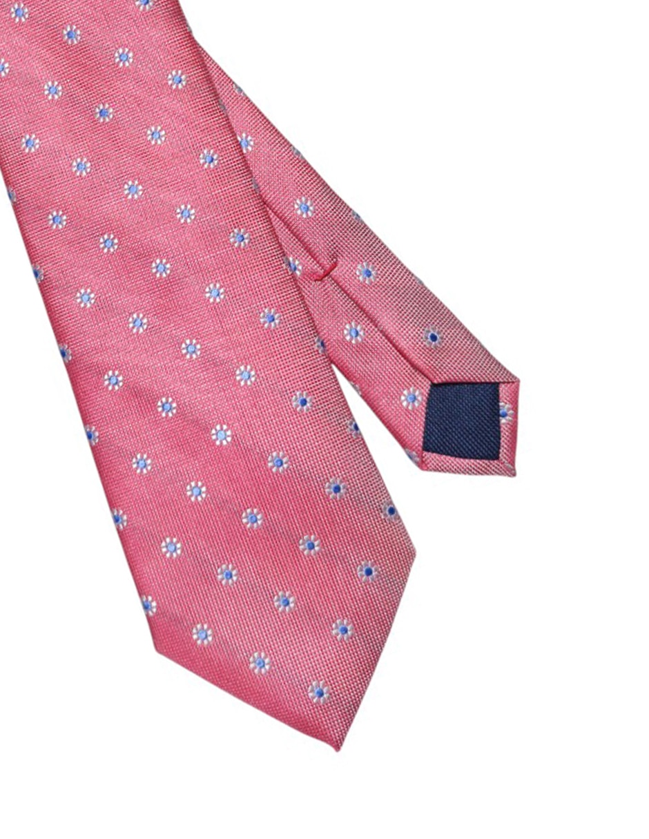 CORBATA TOMMY FLORAL REGULAR SED, ROJO