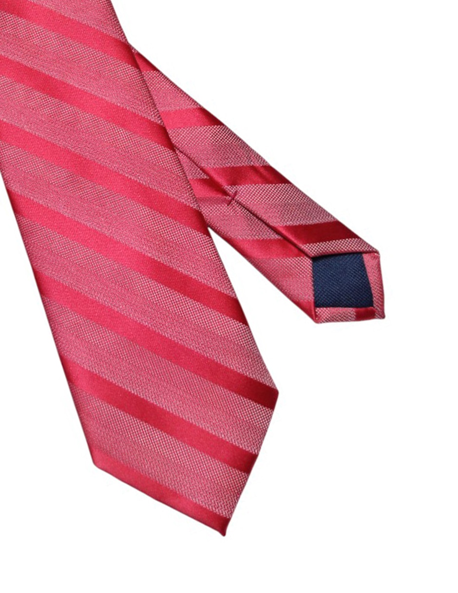 CORBATA TOMMY A RAYAS REGULAR SE, ROJO