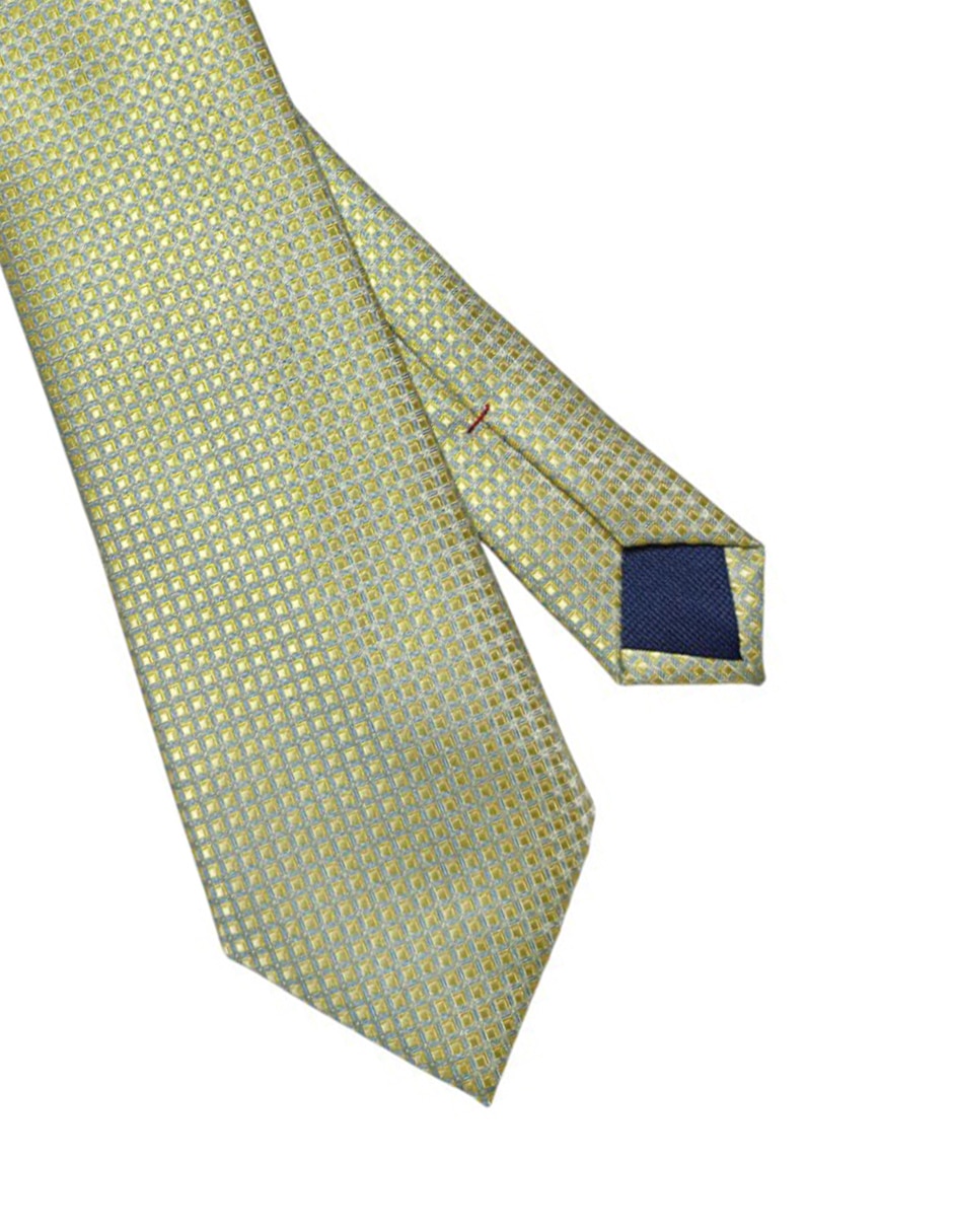 Corbata regular de seda estampada para hombre 2