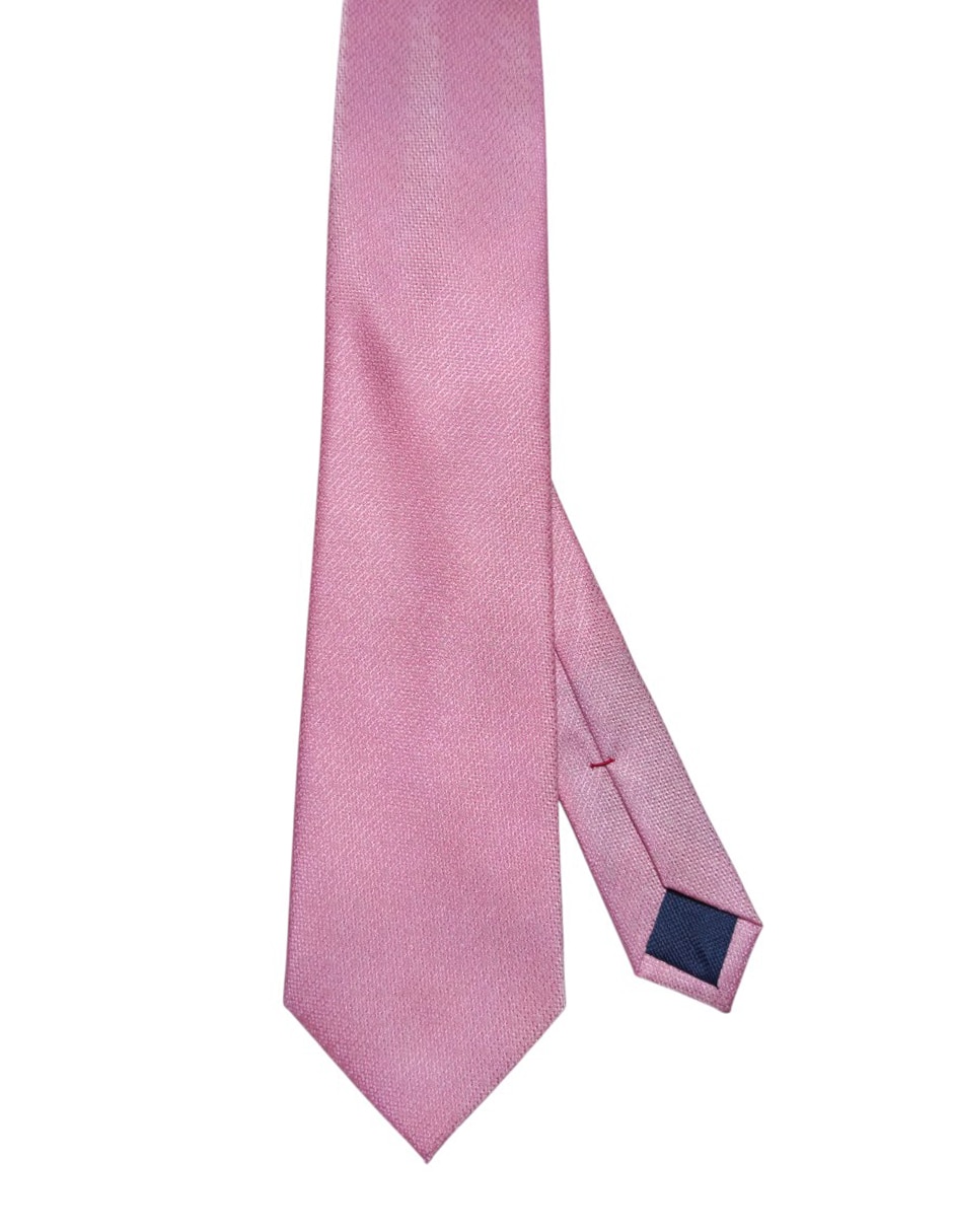 Corbata regular de seda estampada para hombre