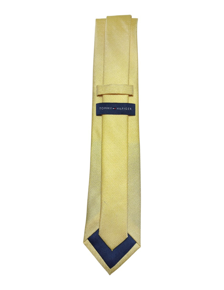 CORBATA TOMMY GRÁFICO REGULA, AMARILLO