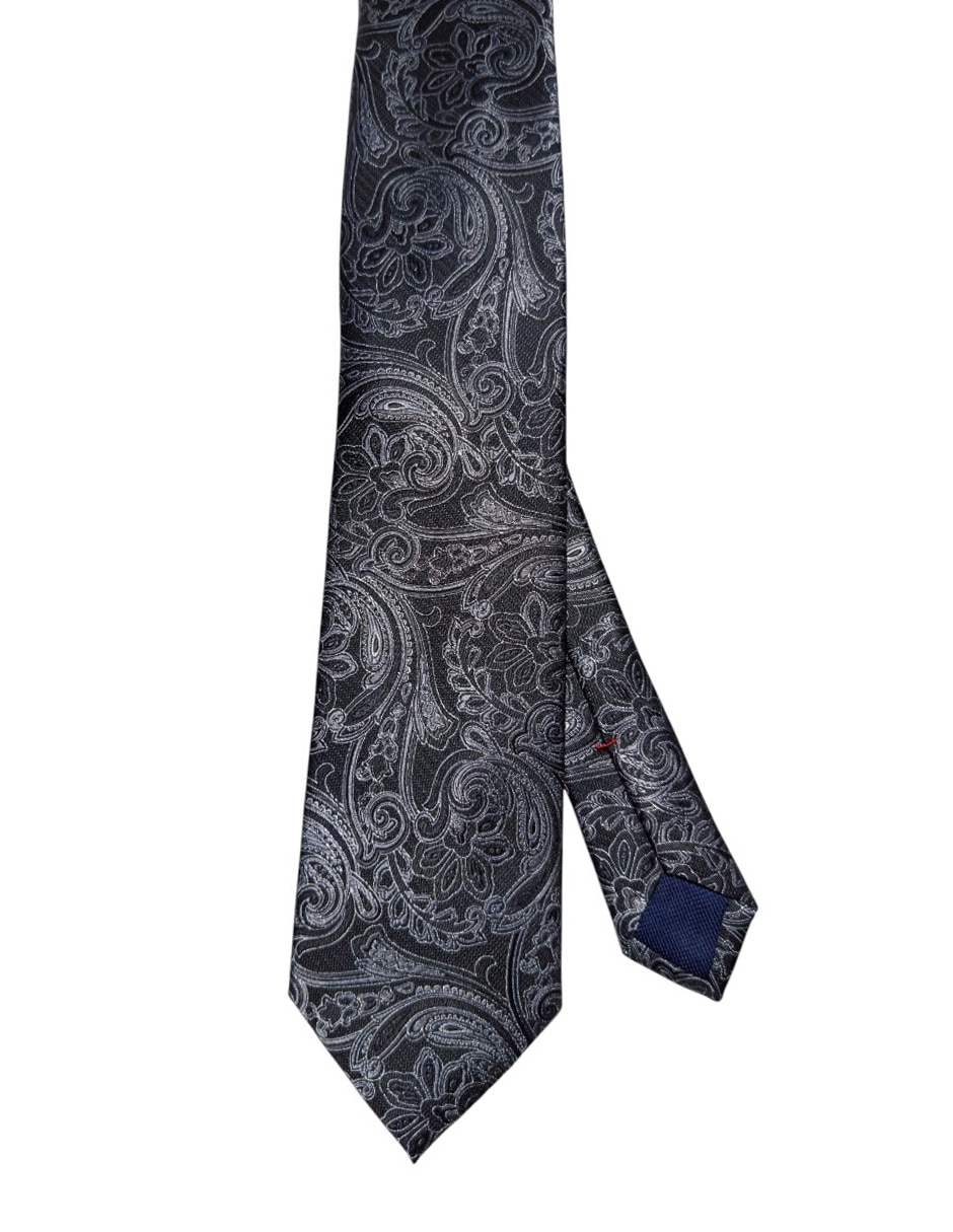 CORBATA TOMMY PAISLEY REGULAR S, NEGRO