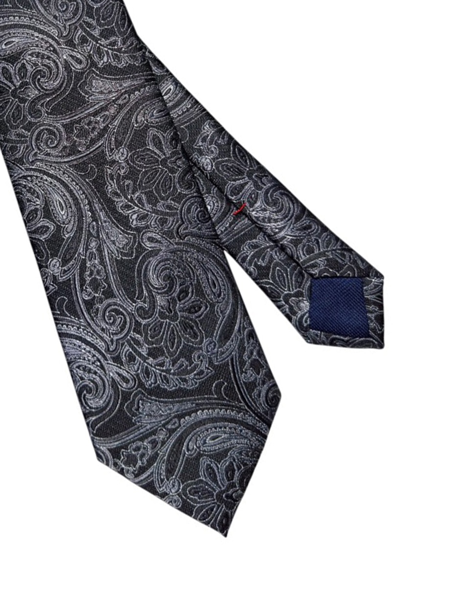 CORBATA TOMMY PAISLEY REGULAR S, NEGRO