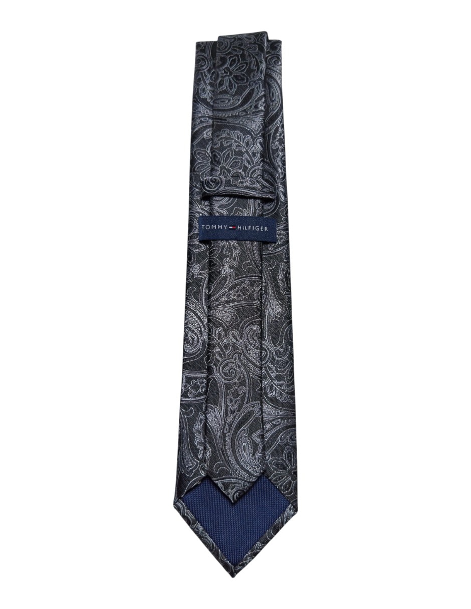 CORBATA TOMMY PAISLEY REGULAR S, NEGRO