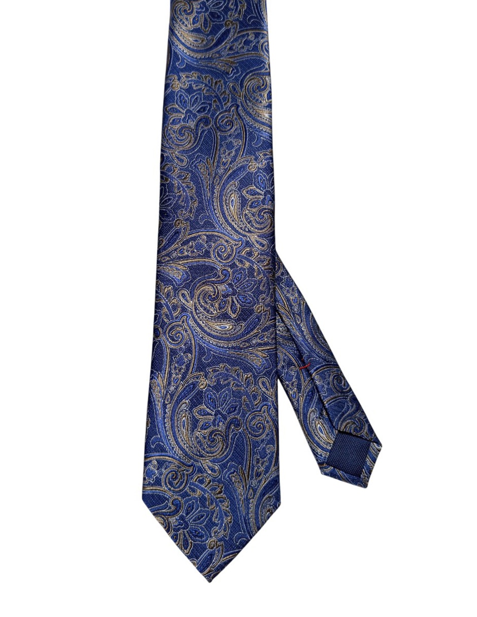 CORBATA TOMMY PAISLEY REG, AZUL MARINO