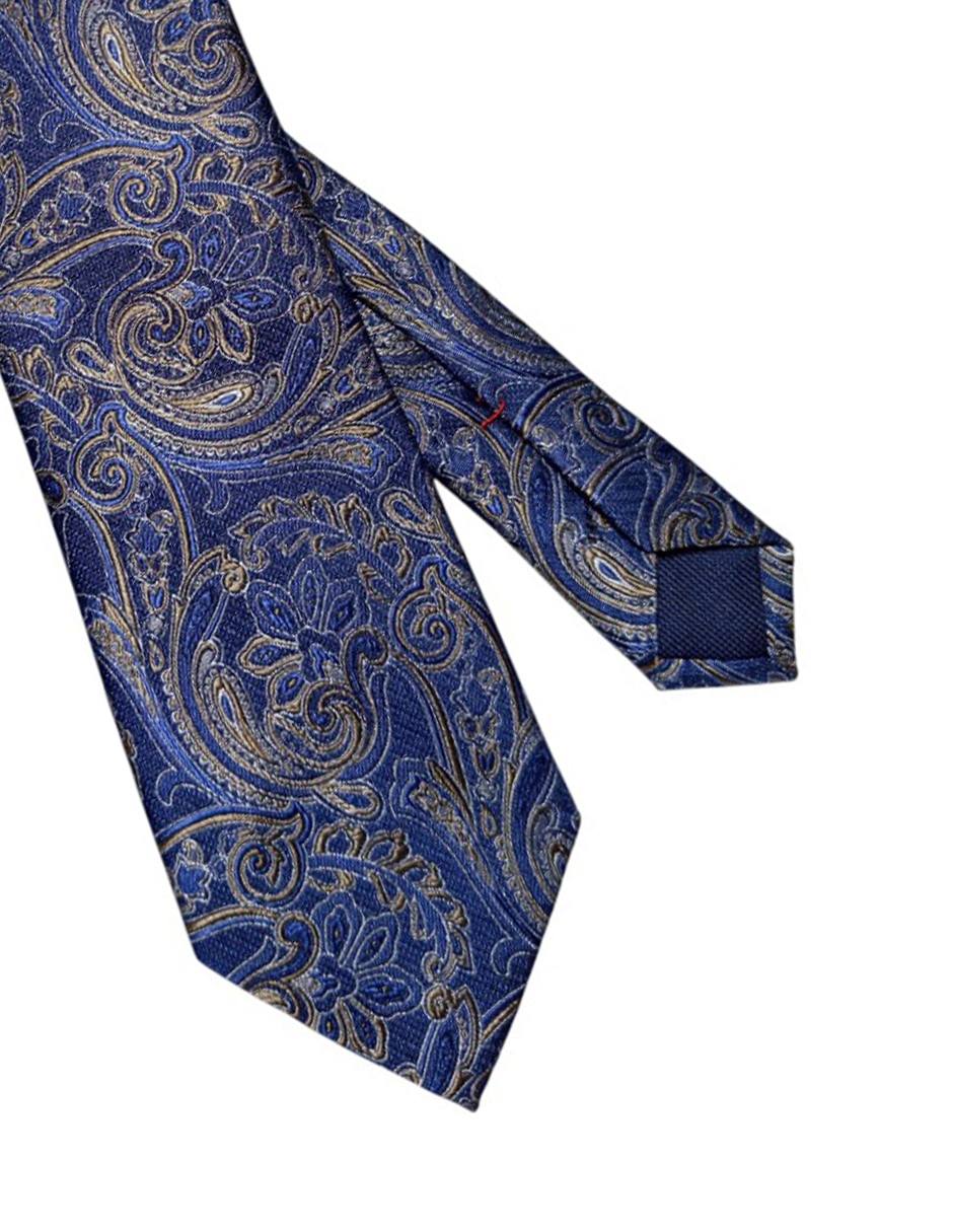 CORBATA TOMMY PAISLEY REG, AZUL MARINO