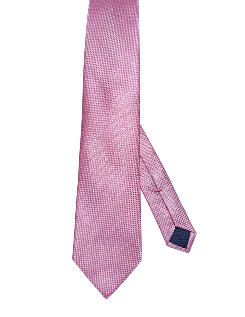 Corbata regular de seda estampada para hombre